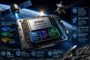 Intel presenta Starfire, il processore 18A per eseguire modelli AI direttamente nello spazio