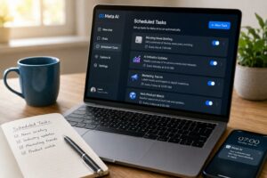 Meta AI prepara le attività programmate per automatizzare aggiornamenti e ricerche ricorrenti