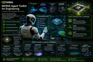 NVIDIA amplia Agent Toolkit con PhysicsNeMo e CUDA-X per creare agenti AI dedicati alla progettazione ingegneristica