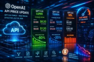 OpenAI riduce fino all’80% i prezzi API di GPT-5.6 Luna e Terra