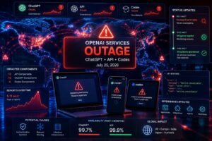 Un’interruzione globale colpisce ChatGPT, le API OpenAI e Codex