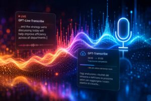 OpenAI presenta GPT-Live-Transcribe e GPT-Transcribe per la trascrizione audio in tempo reale e asincrona