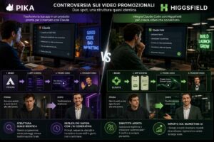 Pika e Higgsfield si contendono un format di marketing generato con AI