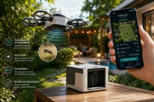 Tornyol sviluppa un drone autonomo che individua ed elimina le zanzare tramite ultrasuoni