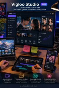 Vigloo Studio porta l’AI nella produzione completa degli short drama