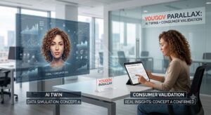 YouGov Parallax combina AI twins e consumatori reali per validare le ricerche di mercato