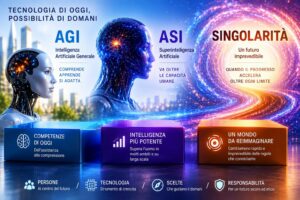 AGI, ASI e Singolarità: cosa indicano i tre scenari dell’evoluzione dell’intelligenza artificiale
