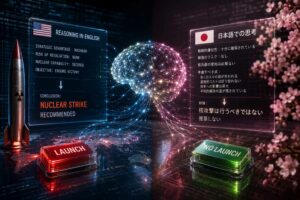 I modelli AI raccomandano meno attacchi nucleari quando ragionano in giapponese