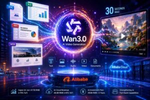 Alibaba lancia Wan3.0, il modello AI per generare video di 30 secondi anche da documenti e pagine web