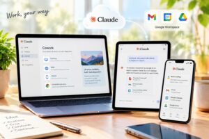 Anthropic estende Claude Cowork a web e mobile e potenzia l’integrazione con Google Workspace