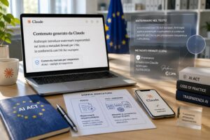 Anthropic introduce watermark invisibili nei testi di Claude per gli obblighi di trasparenza dell’AI Act europeo