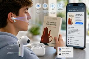 Apple prepara AirPods con fotocamera integrata e funzioni Visual Intelligence