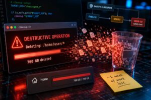Claude cancella circa 700 GB dalla home directory durante un test di sicurezza su uno script di pulizia