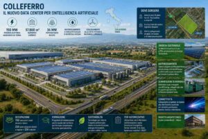 A Colleferro approvato un data center da 150 MW dedicato all’intelligenza artificiale