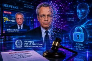 Il Garante Privacy vieta l’uso dei deepfake di Enrico Mentana realizzati da Striscia la Notizia