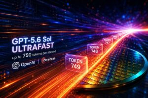 OpenAI e Cerebras portano GPT-5.6 Sol fino a 750 token al secondo con il nuovo tier Ultrafast