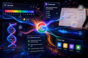 Google introduce nuove funzioni AI per lo studio in Search e Gemini