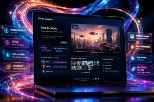 Grok Imagine aggiunge video nativi in 1080p e riferimenti per personaggi e voci