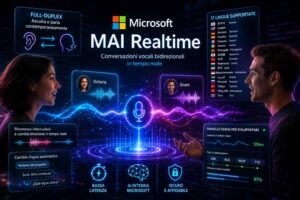 Microsoft testa MAI Realtime, il suo primo modello vocale bidirezionale in tempo reale