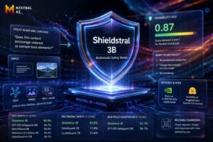 Mistral pubblica Shieldstral, un modello multimodale per creare sistemi di sicurezza AI personalizzati