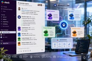 NanoClaw integrato in Slack per creare agenti AI da una singola richiesta