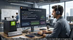 Nvidia presenta NemotronLabs VoiceChat 11B con conversazione full-duplex e tool calling