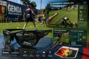 Oakley Meta Vanguard, il Genoa vuole testare gli occhiali AI già utilizzati da Kylian Mbappé