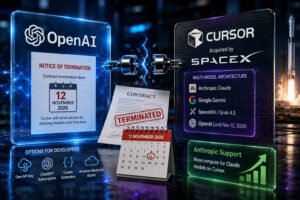 OpenAI interromperà la fornitura dei suoi modelli a Cursor dopo l’acquisizione da parte di SpaceX