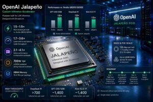 OpenAI presenta il chip proprietario Jalapeño che supera Nvidia Blackwell e prepara già la seconda generazione