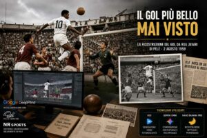 Google ricostruisce con l’intelligenza artificiale il gol più bello di Pelé