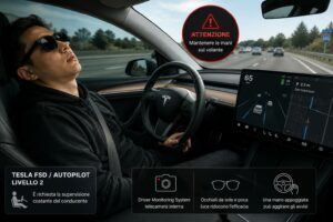 Tesla FSD sotto accusa per i conducenti che dormono al volante e aggirano i sistemi di monitoraggio