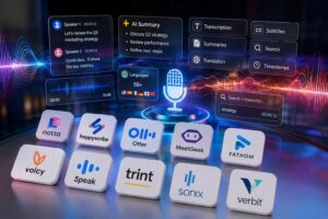 Dieci piattaforme di trascrizione AI per audio, video, riunioni e contenuti multilingue