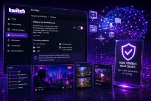 Twitch introduce un opt-out per escludere i contenuti degli streamer dall’addestramento AI di Amazon