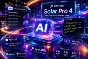 Upstage presenta Solar Pro 4 con prestazioni migliorate su documenti, terminale e uso degli strumenti