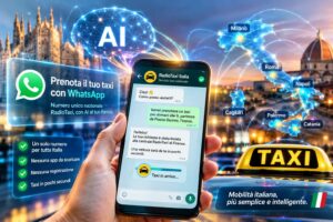 Un numero WhatsApp nazionale per richiedere i taxi attraverso l’intelligenza artificiale
