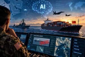 Un rapporto militare generato con l’AI ha quasi portato gli Stati Uniti a fermare una nave cinese