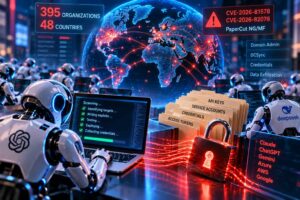 Agenti AI sfruttano credenziali macchina e vulnerabilità PaperCut in una campagna contro 395 organizzazioni