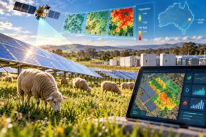 CSIRO usa satelliti e AI per monitorare vegetazione e rischio incendi nei parchi solari
