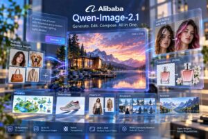 Alibaba presenta Qwen-Image-2.1: generazione, editing e trasparenza nativa in un modello da 7 miliardi di parametri