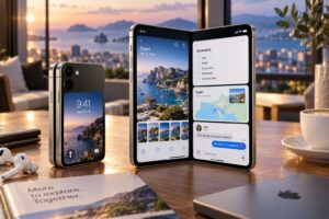 Apple presenta iPhone Duo, il primo iPhone pieghevole con display interno da 7,6 pollici