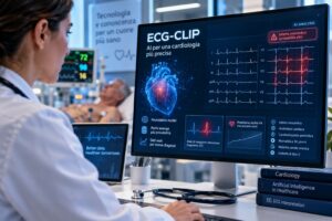 ECG-CLIP, l’intelligenza artificiale che impara a interpretare l’elettrocardiogramma con pochi esempi clinici