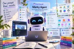 Easy-Peasy.AI lancia Marky Agent, agente AI con computer virtuale dedicato per completare attività end-to-end