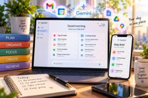 Gemini Daily Brief diventa gratuito e organizza la giornata usando Gmail, Calendar e le chat