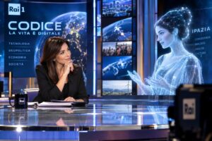 Rai sperimenta Ipazia, un avatar di intelligenza artificiale che dialoga in tempo reale in televisione