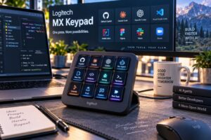 Logitech MX Keypad porta su tasti LCD personalizzabili il controllo di agenti AI, IDE e strumenti di sviluppo