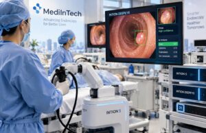 MediInTech presenta l’endoscopio robotico AI INTION S e il software INTION DEEPEYE