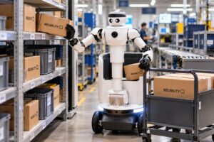 Newbility presenta Billi, robot su ruote per manifattura e logistica