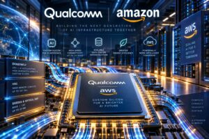 Qualcomm e Amazon collaborano su chip personalizzati e connettività 1.6T per i data center AI