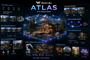 World Labs presenta Atlas, il world model che ricostruisce spazi 3D da immagini e controlla il movimento della camera