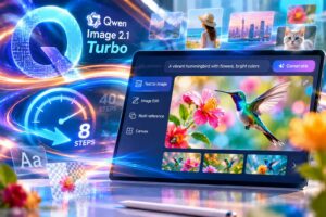 Alibaba presenta Qwen-Image 2.1 Turbo con generazione e modifica delle immagini in otto passaggi